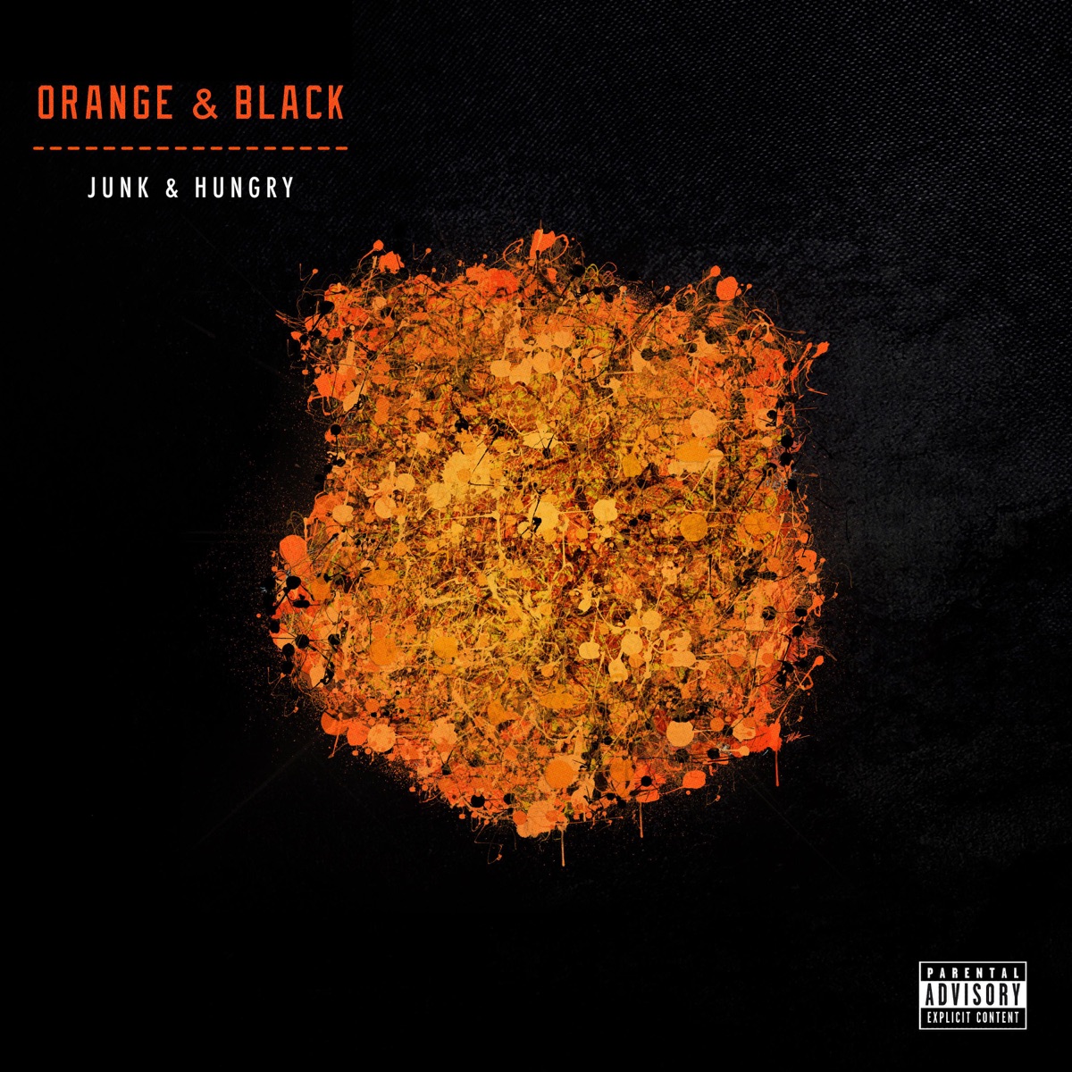 Junk & Hungry - Orange & Black